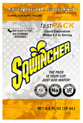 DRINK SQWINCHER FAST PACK TROP COOLER 200/CS - Premixed Bottles